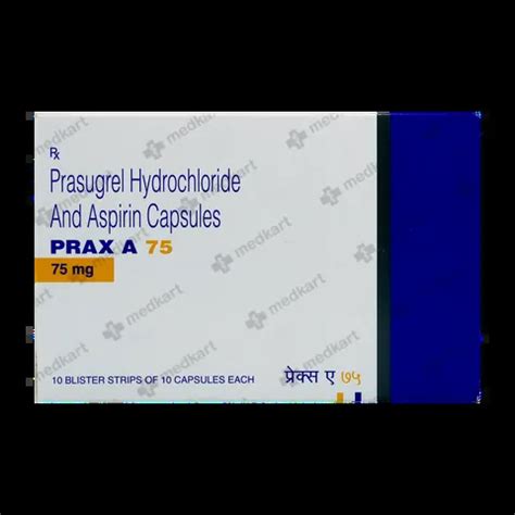 PRAX A 75MG TABLET 10'S Price, Uses, Side Effects & Substitutes | Medkart