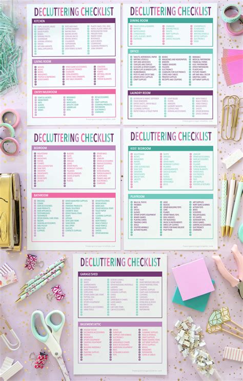 Image result for Decluttering Checklist Free Printable
