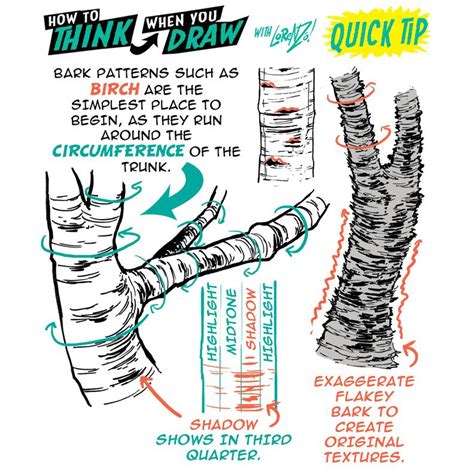 Image result for Tree Bark Simple Drawing