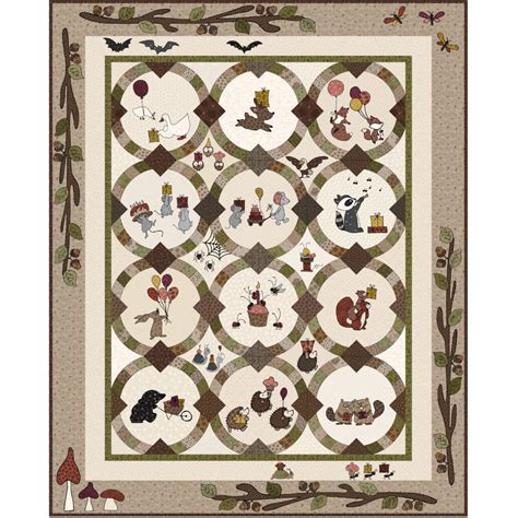 BOM 2025 - Party in the forest... - Quilt My Design