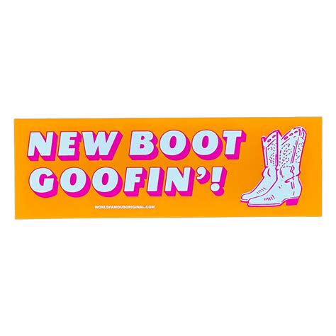 New Boot Goofin' - Sticker – Prince Ink