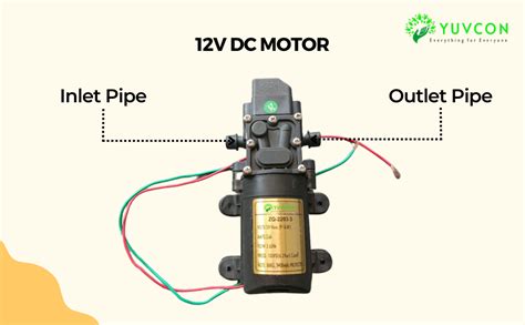 YUVCON Battery Pump Motor : Amazon.in: Garden & Outdoors