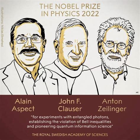 诺贝尔物理学奖公布，这三位科学家获奖_诺奖得主帕博的父亲也曾获诺奖_3位科学家获2022年诺贝尔物理学奖_2022年诺贝尔生理学或医学奖揭晓