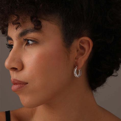 LeCalla - Buy 925 Sterling Silver Hypoallergenic Trendy Small Oval Mesh ...