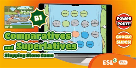 ESL Comparative & Superlative Stepping Stone Game