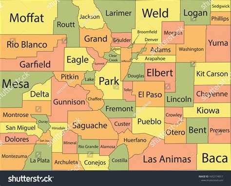 Image result for County Map Color