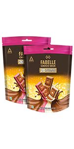 Fabelle Choco Deck – Fruit & Nut, Chocolate Pack of 3, Layered Premium ...