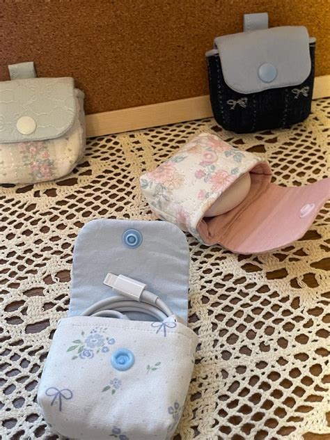 Buy Cute Airpods Case | Quilted Handmade Case, Airpods Pouch, AirPod ...