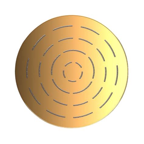 Jaquar Single Flow Overhead Showers OHS-GLD-1603 - Full Gold on Decure.in