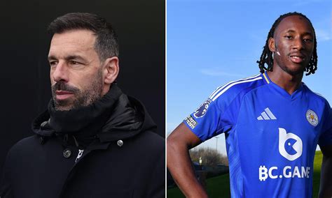 Ruud van Nistelrooy's four-word message about Leicester's new signing ...