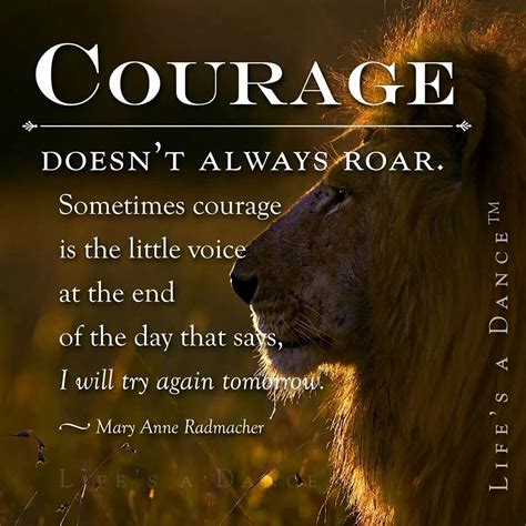 About Courage