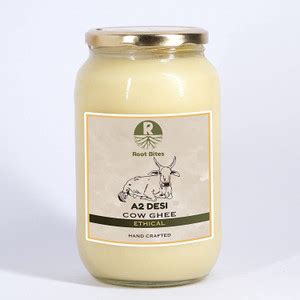 Root Bites Pure A2 Cow Ghee, Cream Based Natural and Pure Ghee, Free ...