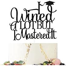 Black Glitter Congrats Grad Cake Topper, 2022 | Ubuy India