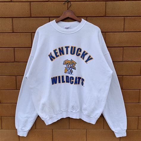 Vintage 90s University of Kentucky Wildcats Crewneck Sweatshirt - Etsy