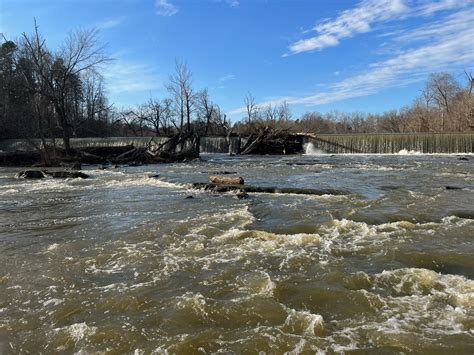 The Underwood, Island, and Haw River Trails at Great Bend Park in ...