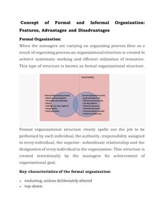 Informal Organization Structure 的图像结果