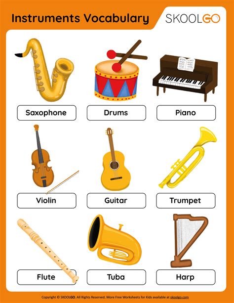 Printable Pictures of Instruments 的图像结果