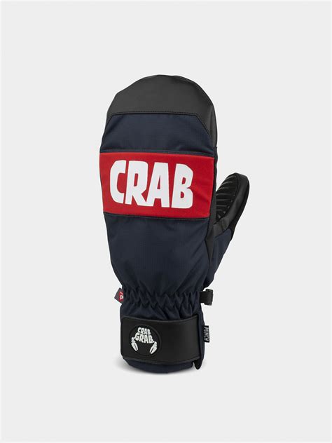 Crab Grab Punch Mitt Gloves - black (navy and red)