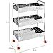 Swadhin Stainless Steel 3 Layer Fruit and Vegetable Stand/Basket ...