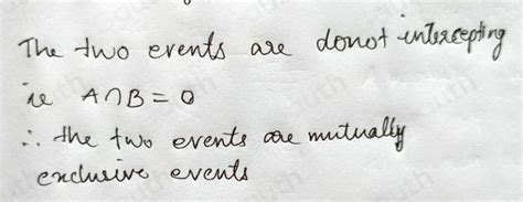 Image result for Mutually Exclusive Events Problem Example