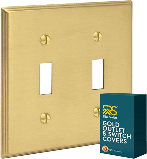 Rio Salto MIDSIZE BRASS Light Switch Cover Plate Wall Plates – Deco ...