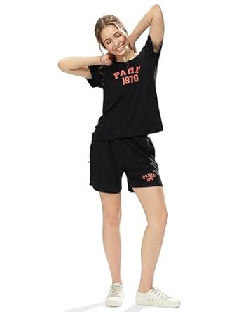 Buy WEET Women Tracksuit Co-Ord Set (S, Black) at Amazon.in