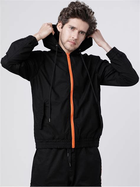 LOCOMOTIVE Men Black Solid Sporty Jacket - Price History