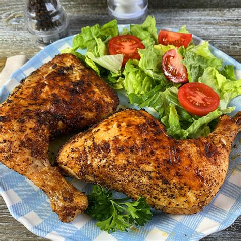 Best Damn Air Fryer Chicken Quarters - RecipeTeacher