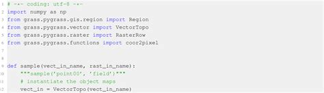 Pygrass: An Object Oriented Python Application Programming Interface ...
