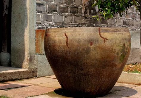 老式粗土缸盆水缸老式水缸造景植物土缸老式陶土老式大水缸陶瓷大 | 景德镇名瓷在线