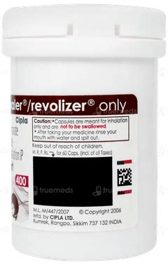 Foracort 400 Rotacaps 60 - Uses, Side Effects, Dosage, Price | Truemeds