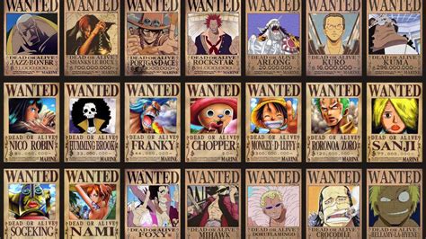One Piece Main Characters Name