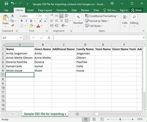 Image result for Import Contacts From CSV File