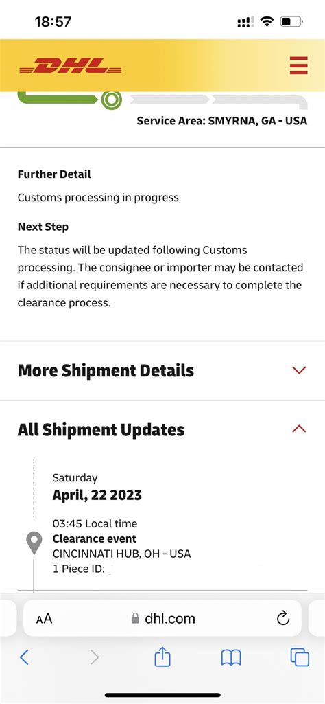 Clearance event : r/dhl
