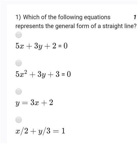 Image result for General Form of a Line Explained