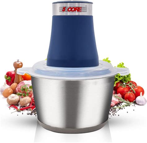 Buy 5 కోర్ ప్రీమియం ఫుడ్ ప్రాసెసర్ 300W మోటార్, ఎలక్ట్రిక్ మీట్ ...