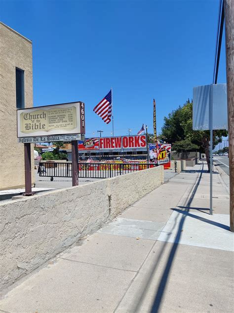 firework stand fundraiser , Church of The Bible, Santa Ana, 2 July to 4 ...