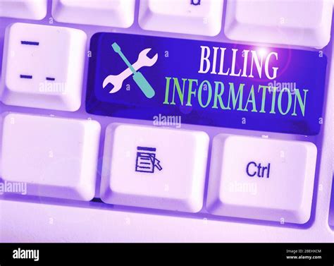 Conceptual hand writing showing Billing Information. Concept meaning ...