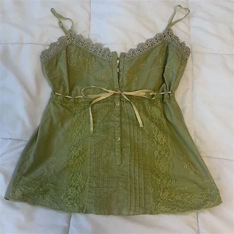 Women's Green Vest | Depop