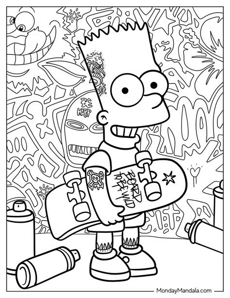 Simpson Coloring Pages