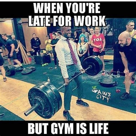 Hahaha double tap if you would much rather be in the gym than stuck at ...