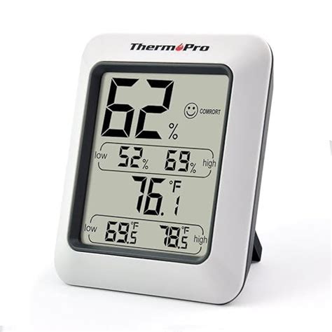 ThermoPro TP50 Room Thermometer Digital Indoor Hygrometer Monitor ...