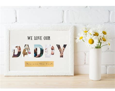 Buy Family Photo Collage Frame Grid Template Heart Collage Printable ...