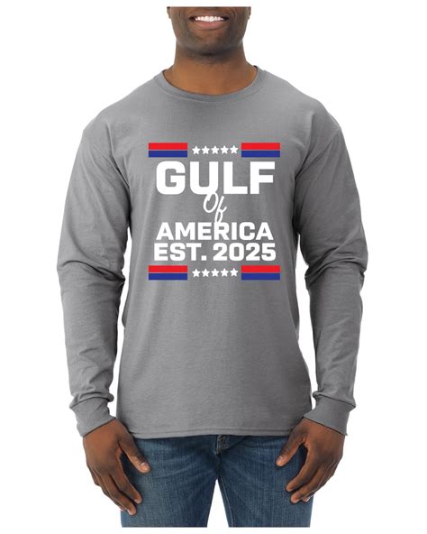 Wild Bobby Gulf of United States of America Est 2025 Men Long Sleeve ...