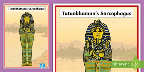 Tutankhamun's Sarcophagus Display Poster (teacher made)