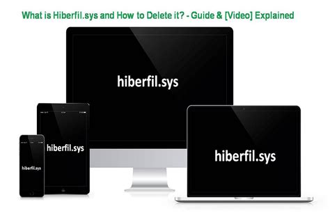 What Is hiberfil.sys And Why Is It Using So Much Hard Drive Space ...