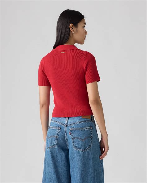 Faith Polo Sweater - Red | Levi's® CA