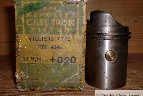 Hepolite 4046 Piston +020. Villiers. Coventry Eagle. 148cc | BRITISH ...