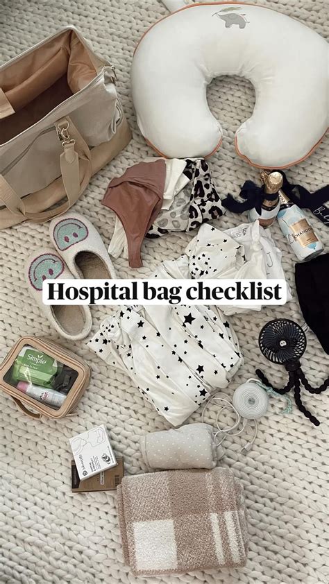 Hospital birth bag checklist what to pack for labour – Artofit