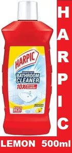 Harpic Bathroom Cleaner Lemon Fresh Liquid ^^ 500ml (Pack of 1) Lime ...